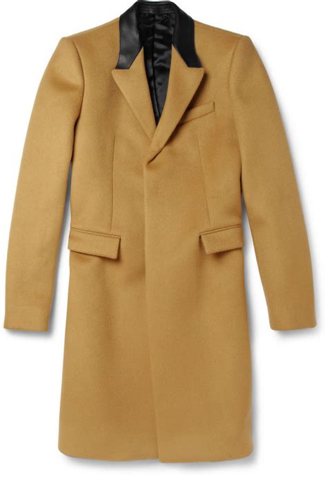 burberry prorsum slim-fit cashmere-blend overcoat|burberry trench coat women.